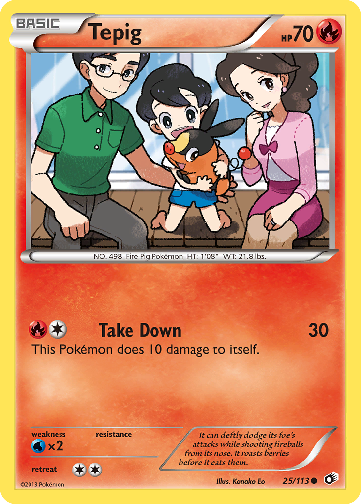 Tepig (25/113) [Black & White: Legendary Treasures] | Eastridge Sports Cards & Games