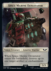 Soldier (002) // Space Marine Devastator Double-Sided Token [Universes Beyond: Warhammer 40,000 Tokens] | Eastridge Sports Cards & Games