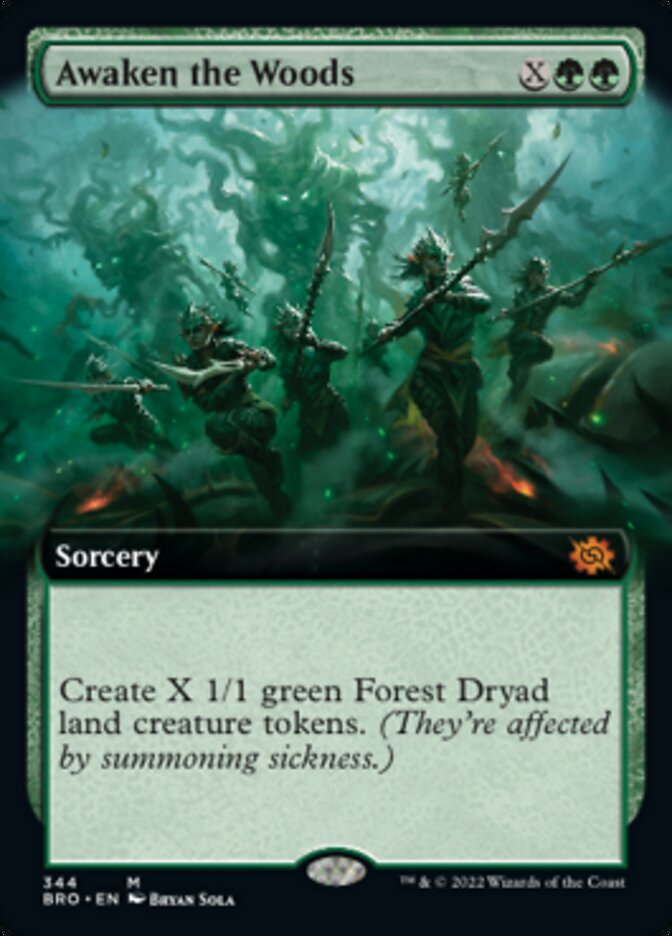 Awaken the Woods (Extended Art) [The Brothers' War] | Eastridge Sports Cards & Games