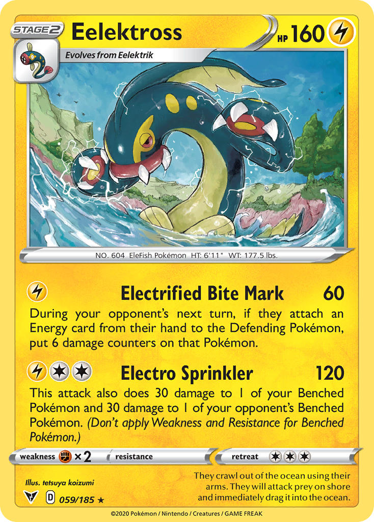 Eelektross (059/185) [Sword & Shield: Vivid Voltage] | Eastridge Sports Cards & Games