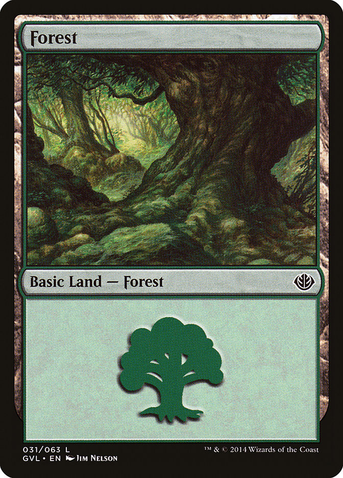 Forest (31) (Garruk vs. Liliana) [Duel Decks Anthology] | Eastridge Sports Cards & Games