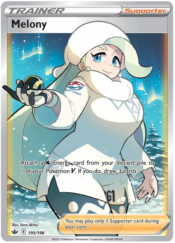 Melony (195/198) [Sword & Shield: Chilling Reign] | Eastridge Sports Cards & Games