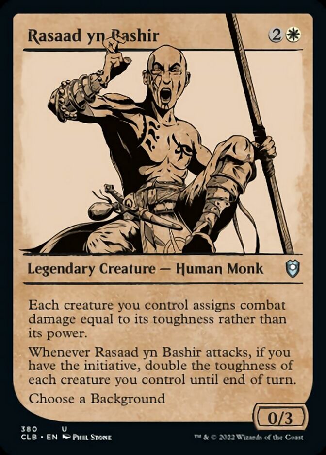 Rasaad yn Bashir (Showcase) [Commander Legends: Battle for Baldur's Gate] | Eastridge Sports Cards & Games