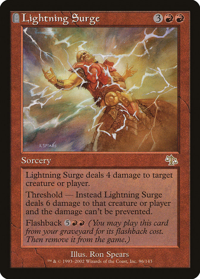 Lightning Surge [Judgment] | Eastridge Sports Cards & Games