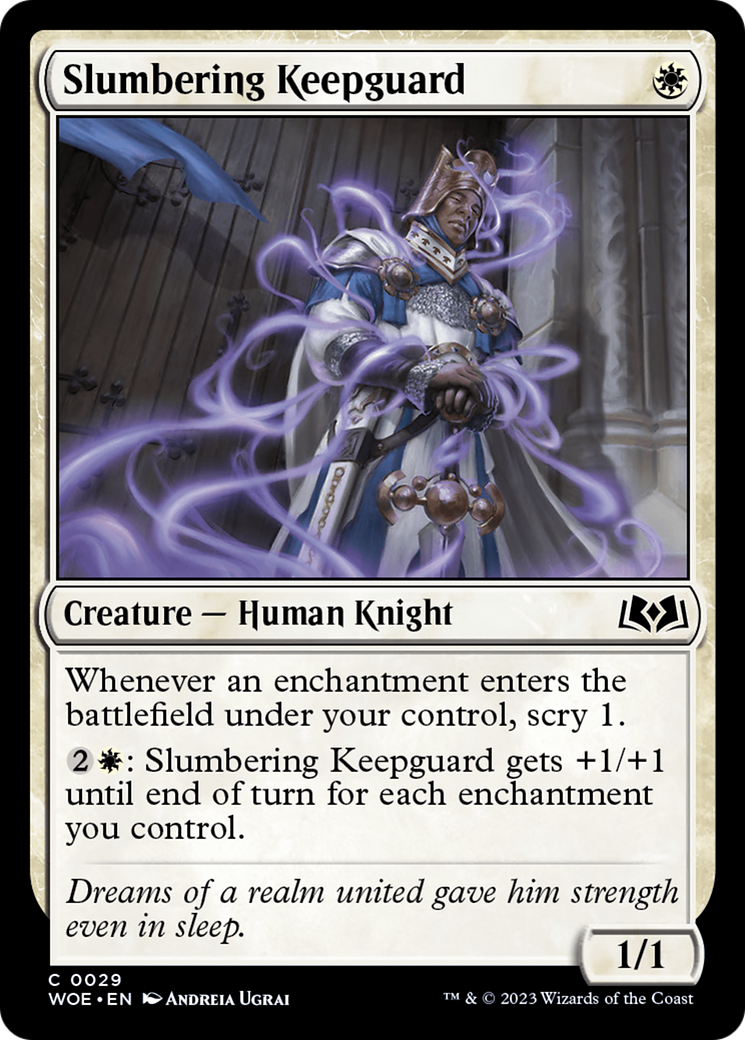 Slumbering Keepguard [Wilds of Eldraine] | Eastridge Sports Cards & Games