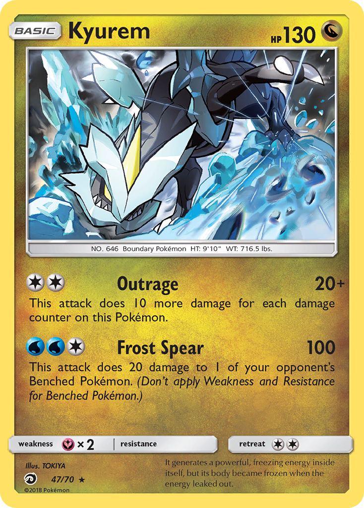 Kyurem (47/70) [Sun & Moon: Dragon Majesty] | Eastridge Sports Cards & Games