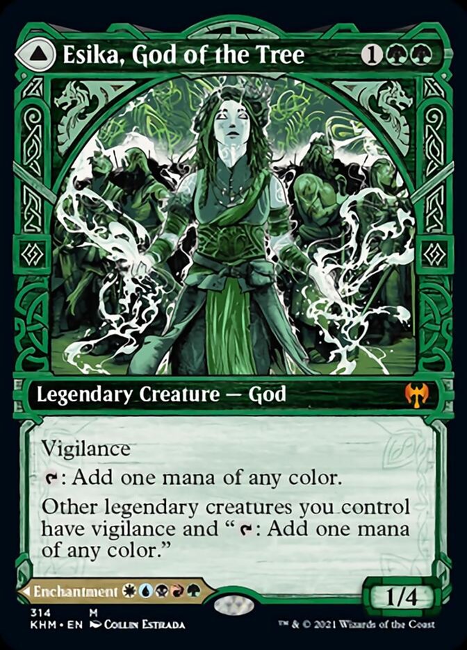 Esika, God of the Tree // The Prismatic Bridge (Showcase) [Kaldheim] | Eastridge Sports Cards & Games