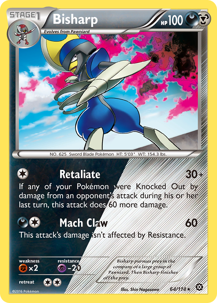 Bisharp (64/114) [XY: Steam Siege] | Eastridge Sports Cards & Games