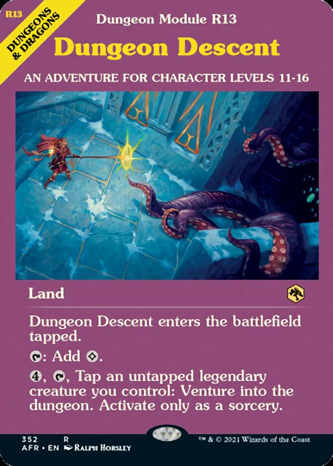 Dungeon Descent (Dungeon Module) [Dungeons & Dragons: Adventures in the Forgotten Realms] | Eastridge Sports Cards & Games