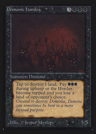 Demonic Hordes (IE) [Intl. Collectors’ Edition] | Eastridge Sports Cards & Games