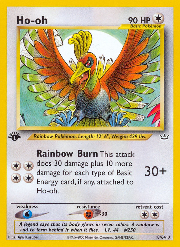 Ho-oh (18/64) [Neo Revelation 1st Edition] | Eastridge Sports Cards & Games