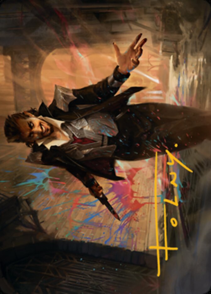 Anhelo, the Painter Art Card (Gold-Stamped Signature) [Streets of New Capenna Art Series] | Eastridge Sports Cards & Games