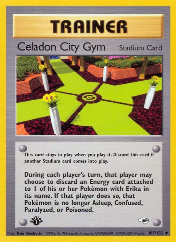 Celadon City Gym (107/132) [Gym Heroes 1st Edition] | Eastridge Sports Cards & Games