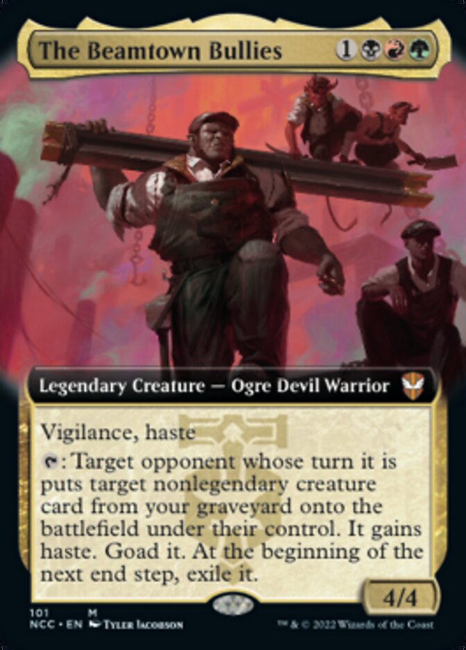 The Beamtown Bullies (Extended Art) [Streets of New Capenna Commander] | Eastridge Sports Cards & Games