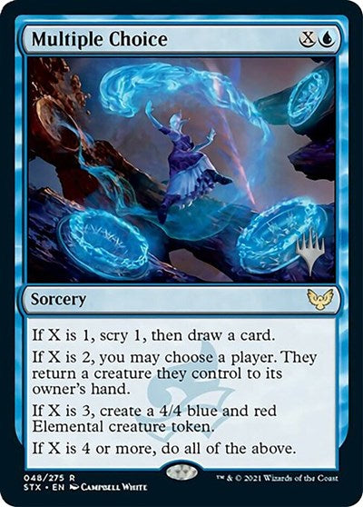 Multiple Choice (Promo Pack) [Strixhaven: School of Mages Promos] | Eastridge Sports Cards & Games