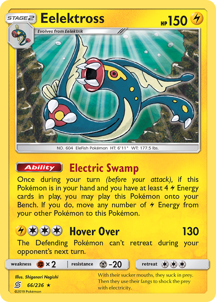 Eelektross (66/236) [Sun & Moon: Unified Minds] | Eastridge Sports Cards & Games