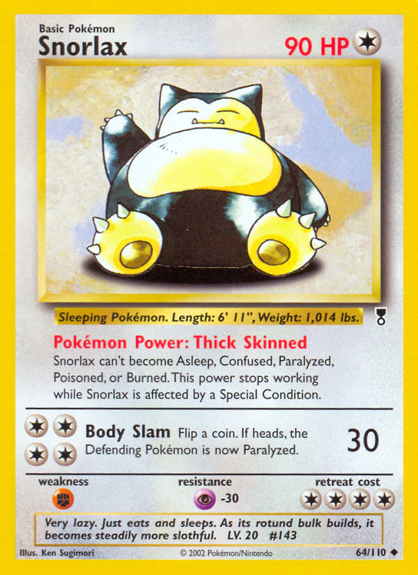 Snorlax (64/110) [Legendary Collection] | Eastridge Sports Cards & Games