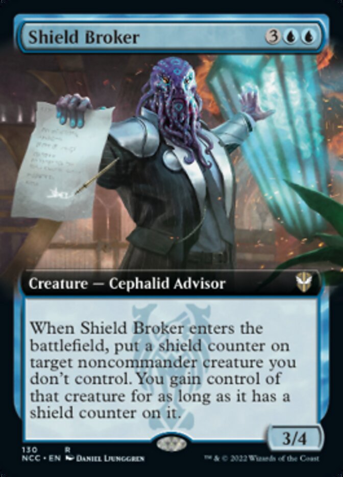 Shield Broker (Extended Art) [Streets of New Capenna Commander] | Eastridge Sports Cards & Games