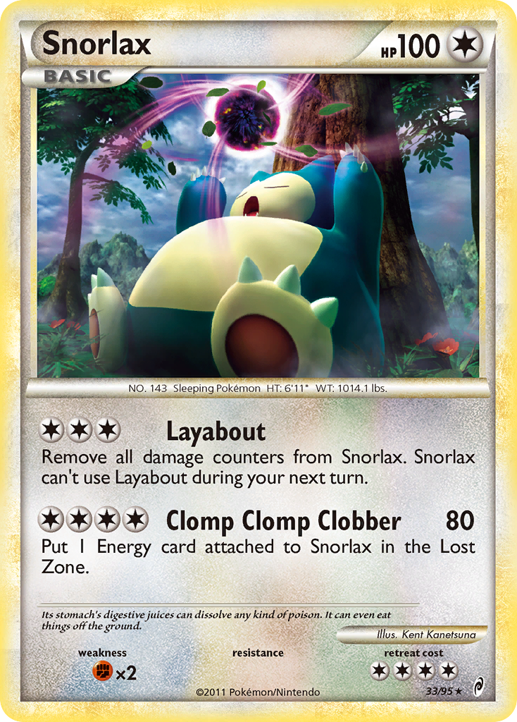Snorlax (33/95) [HeartGold & SoulSilver: Call of Legends] | Eastridge Sports Cards & Games