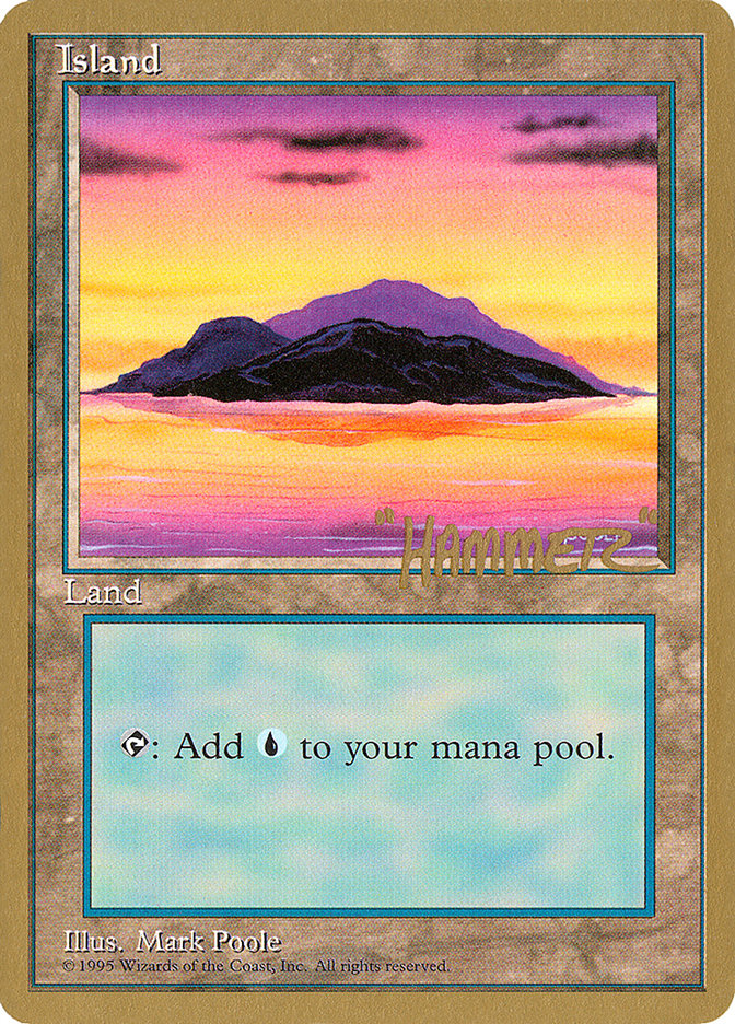 Island (shr368) (Shawn "Hammer" Regnier) [Pro Tour Collector Set] | Eastridge Sports Cards & Games