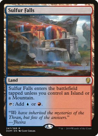 Sulfur Falls [Dominaria Promos] | Eastridge Sports Cards & Games