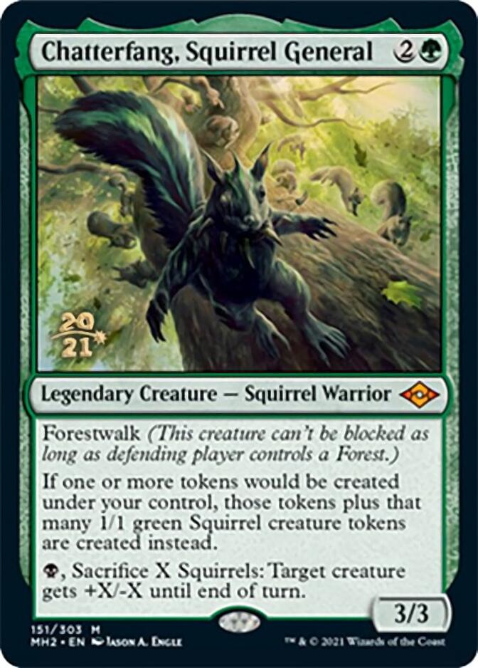 Chatterfang, Squirrel General [Modern Horizons 2 Prerelease Promos] | Eastridge Sports Cards & Games