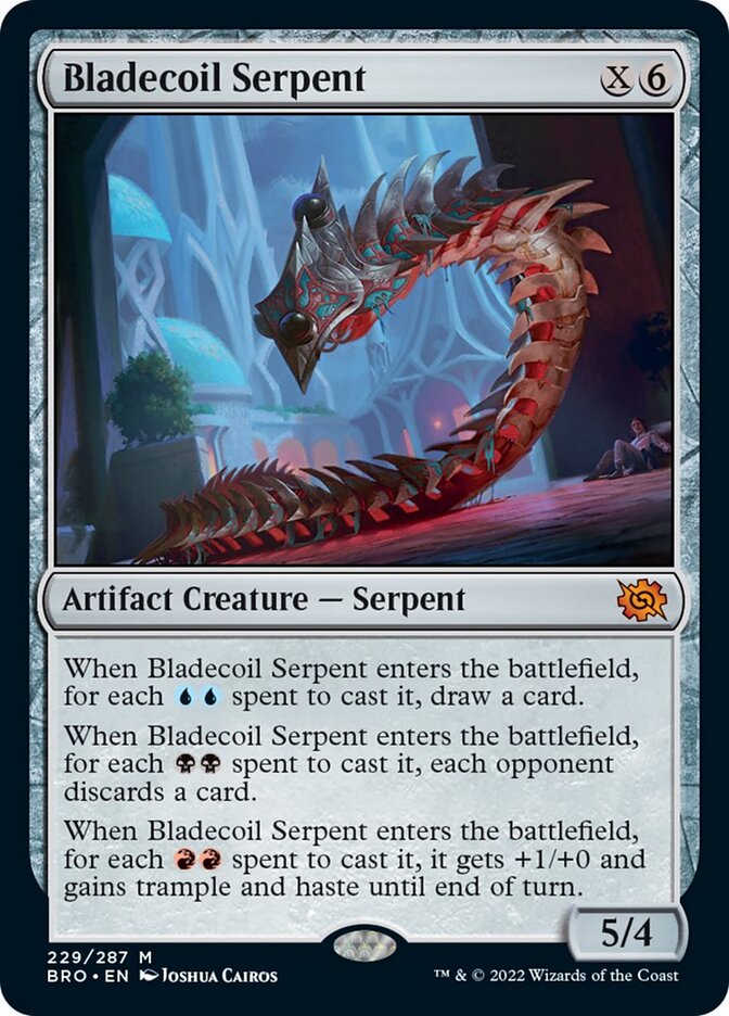 Bladecoil Serpent [The Brothers' War] | Eastridge Sports Cards & Games