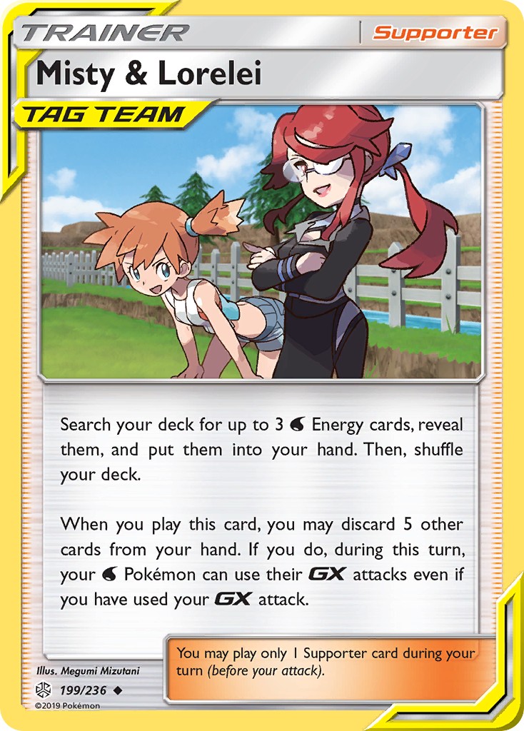 Misty & Lorelei (199/236) [Sun & Moon: Cosmic Eclipse] | Eastridge Sports Cards & Games