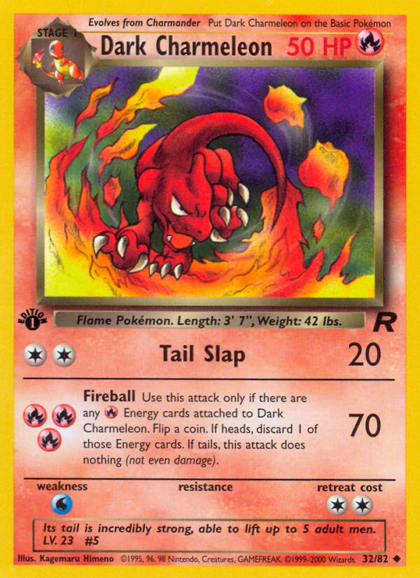 Dark Charmeleon (32/82) [Team Rocket 1st Edition] | Eastridge Sports Cards & Games