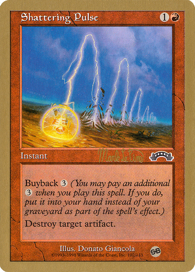 Shattering Pulse (Mark Le Pine) (SB) [World Championship Decks 1999] | Eastridge Sports Cards & Games