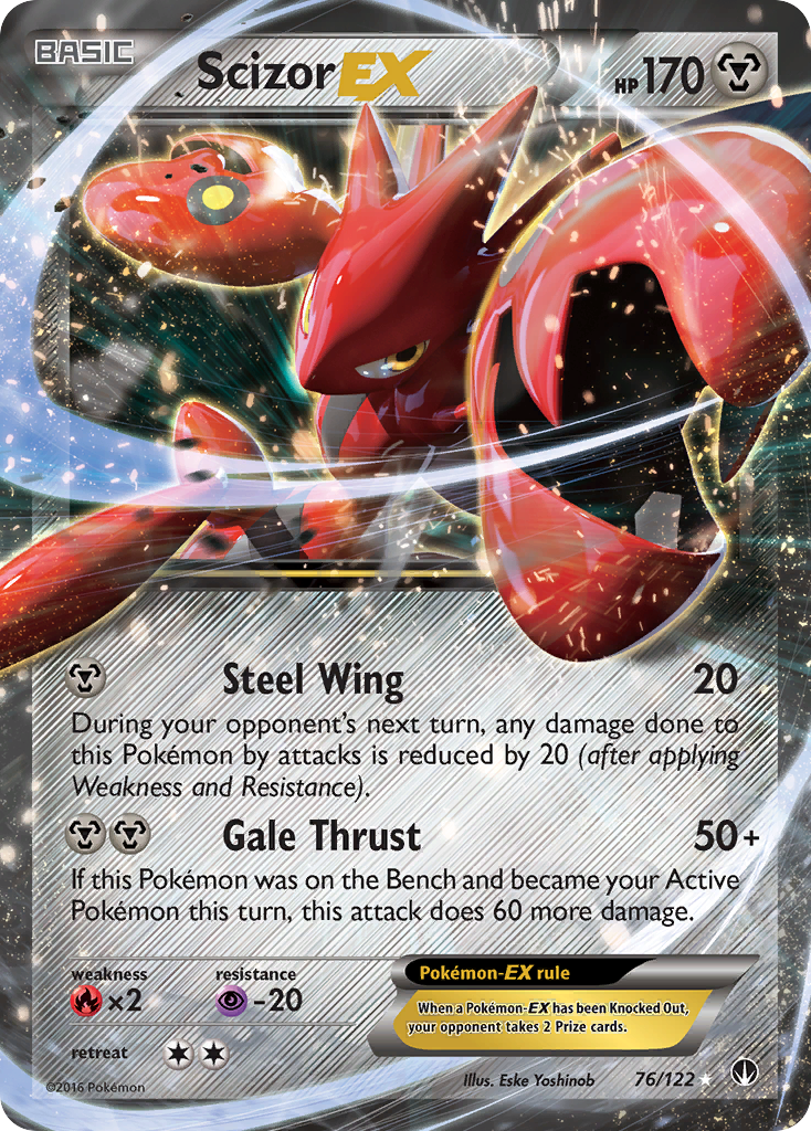 Scizor EX (76/122) [XY: BREAKpoint] | Eastridge Sports Cards & Games