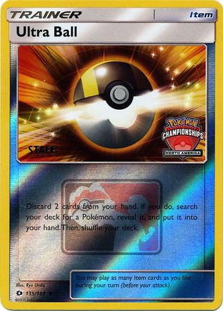 Ultra Ball (135/149) (NA Championship Promo Staff) [Sun & Moon: Base Set] | Eastridge Sports Cards & Games