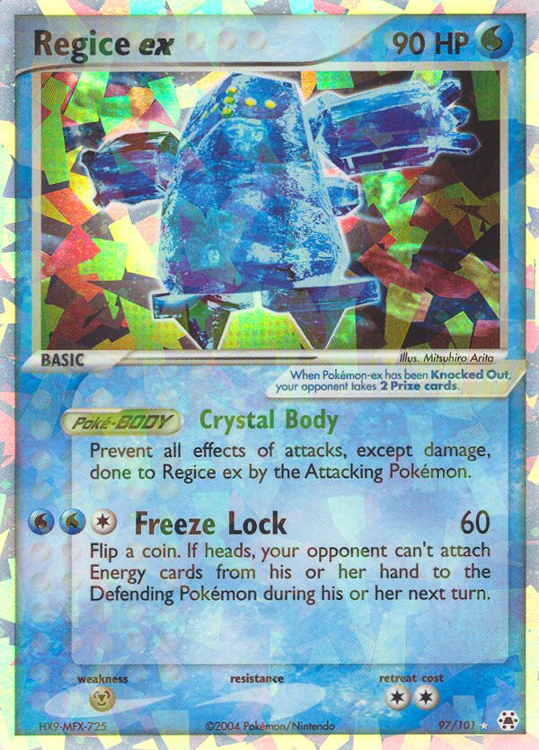 Regice ex (97/101) [EX: Hidden Legends] | Eastridge Sports Cards & Games