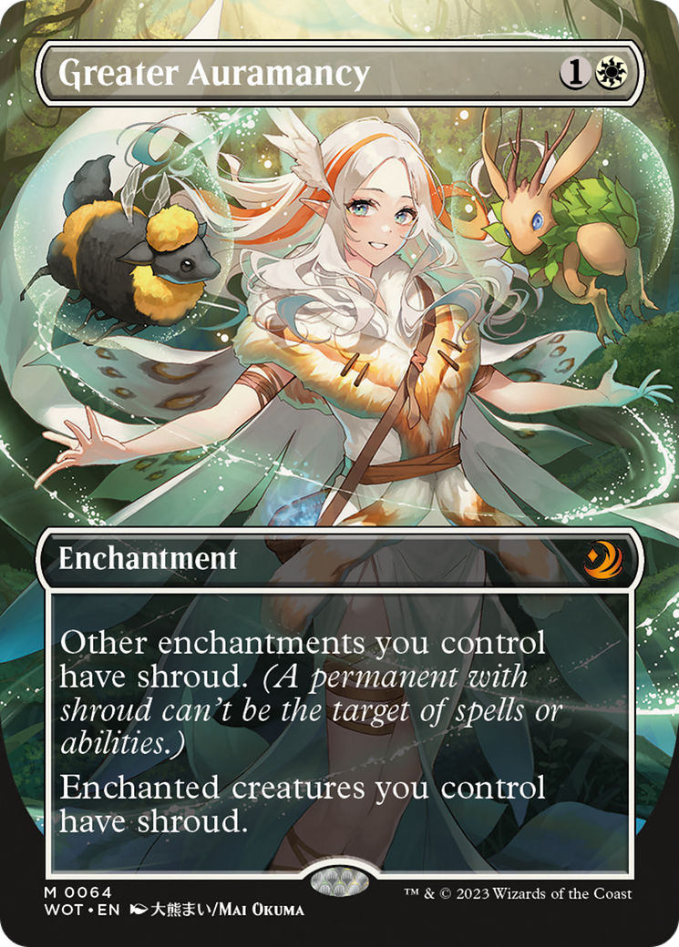 Greater Auramancy (Anime Borderless) [Wilds of Eldraine: Enchanting Tales] | Eastridge Sports Cards & Games