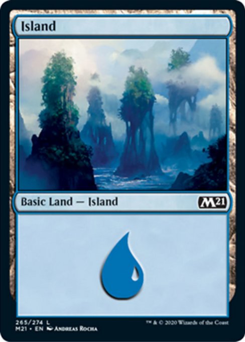 Island (265) [Core Set 2021] | Eastridge Sports Cards & Games
