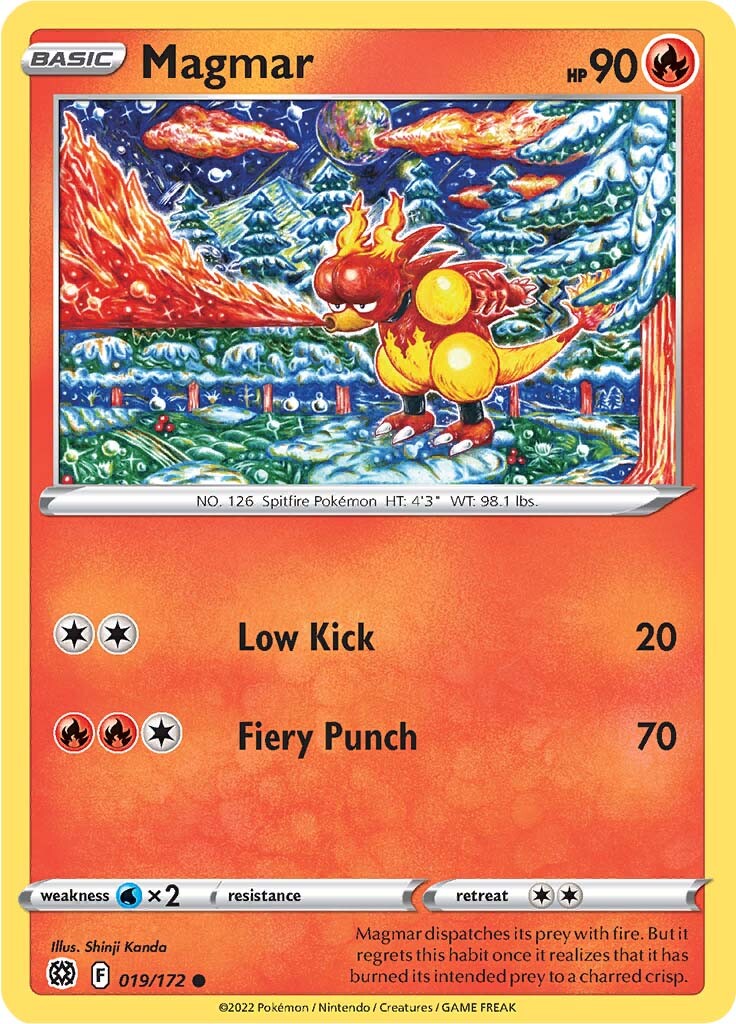 Magmar (019/172) [Sword & Shield: Brilliant Stars] | Eastridge Sports Cards & Games