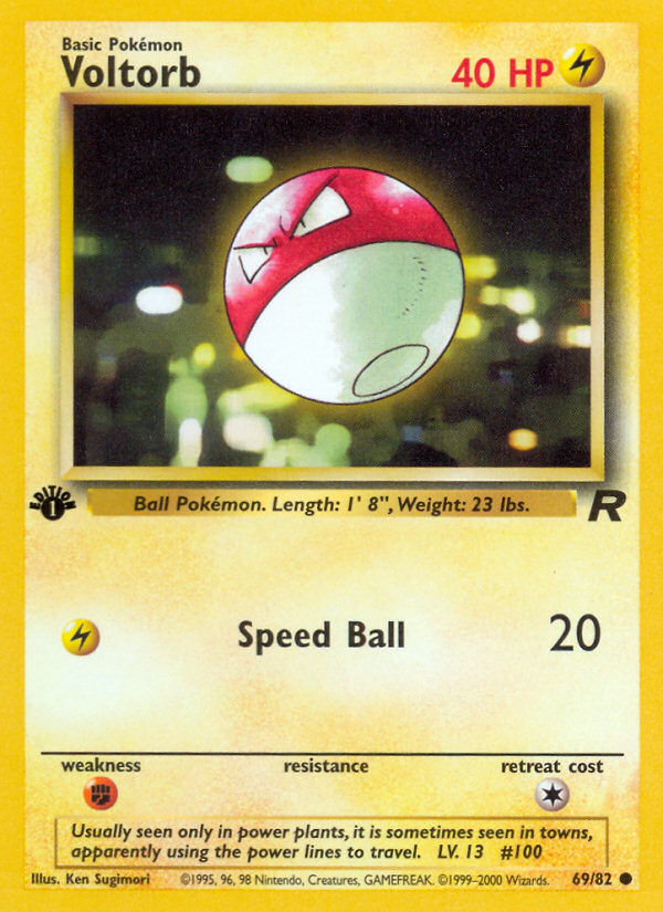 Voltorb (69/82) [Team Rocket 1st Edition] | Eastridge Sports Cards & Games