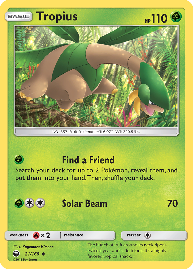 Tropius (21/168) [Sun & Moon: Celestial Storm] | Eastridge Sports Cards & Games