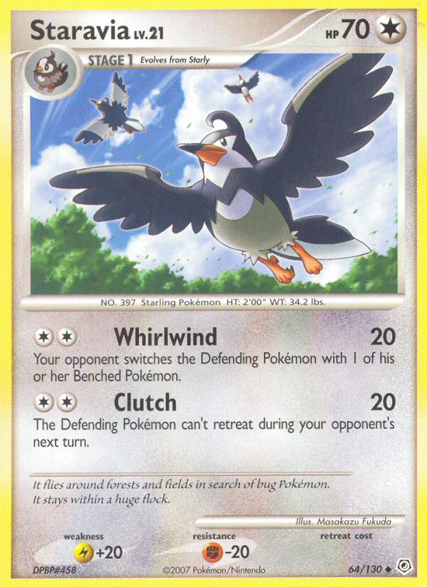 Staravia (64/130) [Diamond & Pearl: Base Set] | Eastridge Sports Cards & Games