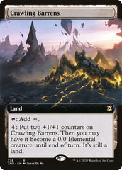 Crawling Barrens (Extended Art) [Zendikar Rising] | Eastridge Sports Cards & Games