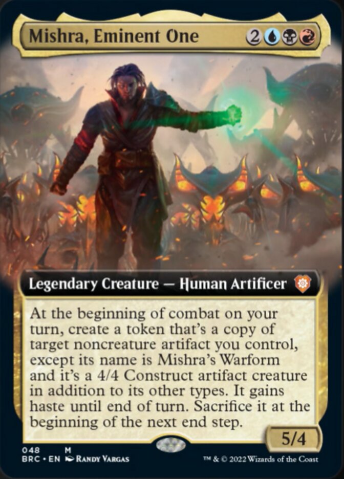 Mishra, Eminent One (Extended Art) [The Brothers' War Commander] | Eastridge Sports Cards & Games