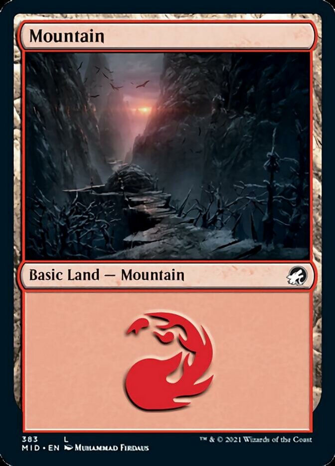 Mountain (383) [Innistrad: Midnight Hunt] | Eastridge Sports Cards & Games