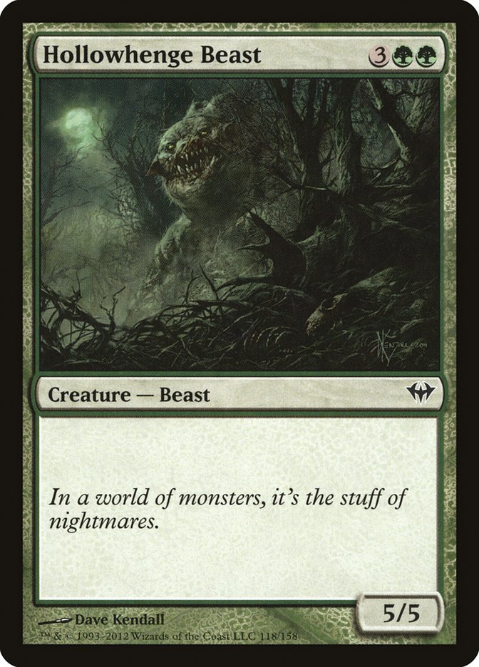 Hollowhenge Beast [Dark Ascension] | Eastridge Sports Cards & Games