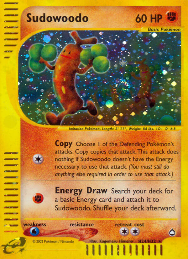 Sudowoodo (H24/H32) [Aquapolis] | Eastridge Sports Cards & Games