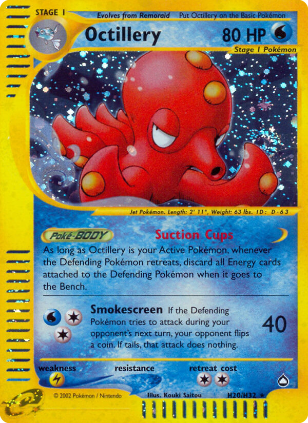 Octillery (H20/H32) [Aquapolis] | Eastridge Sports Cards & Games