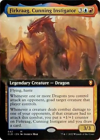 Firkraag, Cunning Instigator (Extended Art) [Commander Legends: Battle for Baldur's Gate] | Eastridge Sports Cards & Games