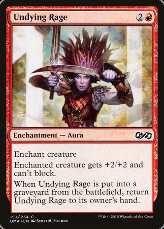 Undying Rage [Ultimate Masters] | Eastridge Sports Cards & Games