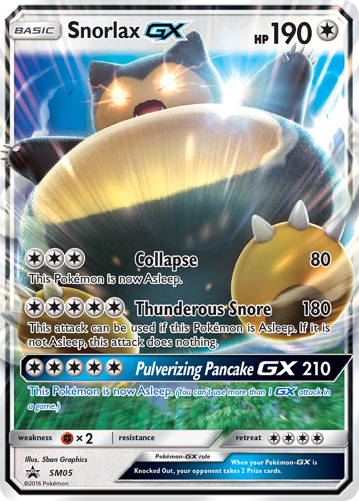 Snorlax GX (SM05) [Sun & Moon: Black Star Promos] | Eastridge Sports Cards & Games