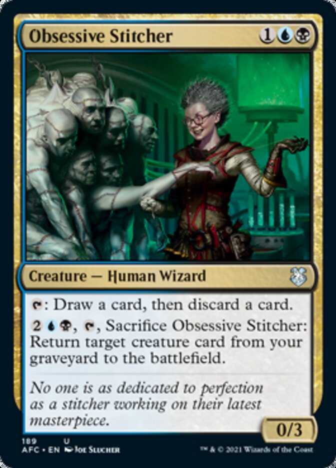 Obsessive Stitcher [Dungeons & Dragons: Adventures in the Forgotten Realms Commander] | Eastridge Sports Cards & Games