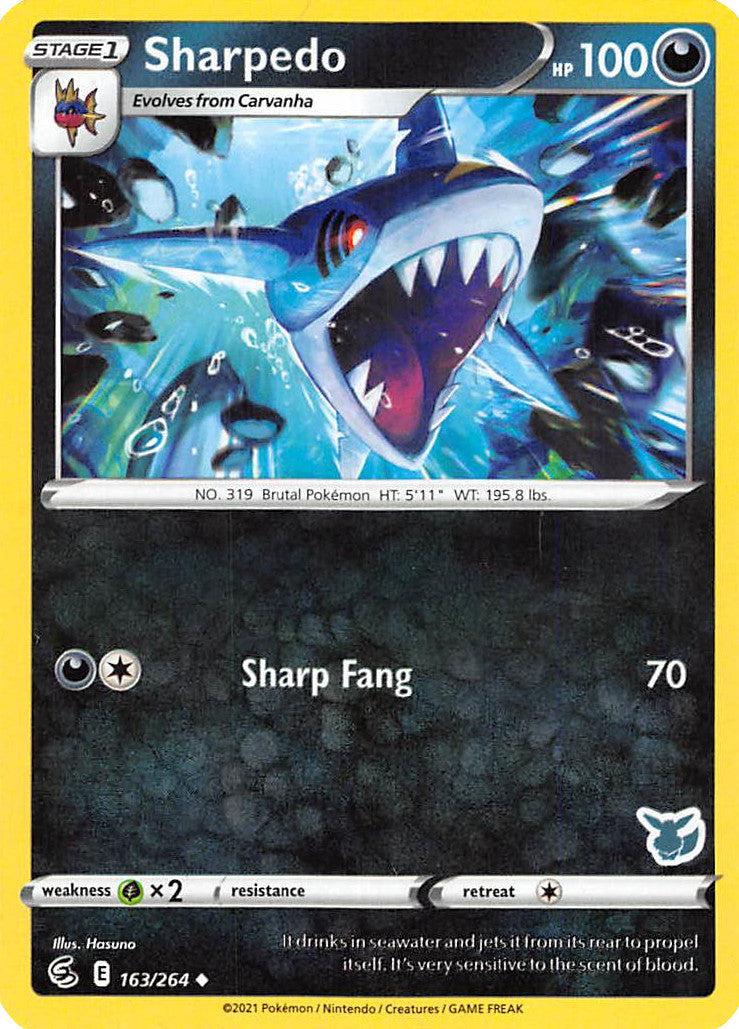 Sharpedo (163/264) (Eevee Deck) [Battle Academy 2022] | Eastridge Sports Cards & Games